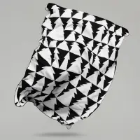 Плед &laquo;Танцующий лес&raquo;, черно-белый