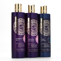 Шампунь для волос с экстрактом мелиссы, защита, питание и рост, 410 мл, URAL LAB