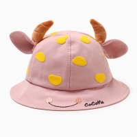 Панама для девочки "Коровка" MINAKU цвет розовый, р-р 50 Панама для девочки "Коровка" MINAKU цвет розовый, р-р 50