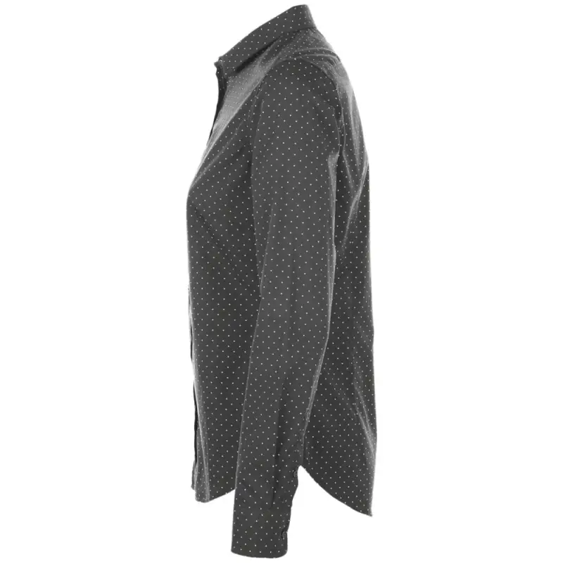 Рубашка женская Becker Women, темно-серая с белым, размер XS Рубашка женская Becker Women, темно-серая с белым, размер XS