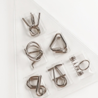 Новый год! Головоломка металлическая - адвент-календарь &laquo;Новогодние змейки&raquo;