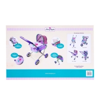 Коляска универсальная для кукол, металлический каркас