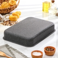 Противень Onyx, 27,5&times;36&times;6,2 см, антипригарное покрытие, цвет серый