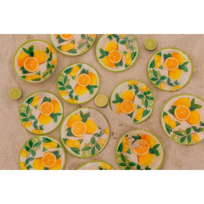 Салатник стеклянный Доляна &laquo;Дольче&raquo;, 1,1 л, 22&times;5 cм