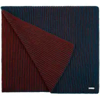 Шарф Nobilis, бирюзовый с терракотовым Шарф Nobilis, бирюзовый с терракотовым