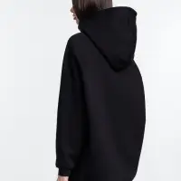 Худи унисекс оверсайз Easy Street, черное, размер M/L