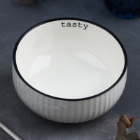 Салатник керамический Tasty, 11.5 х 5.6 см, 330 мл, цвет белый