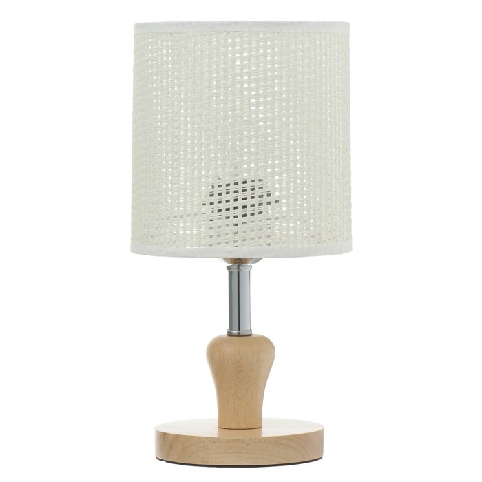 Настольная лампа "Тирел" Е27 40Вт белый 16х16х30 см RISALUX