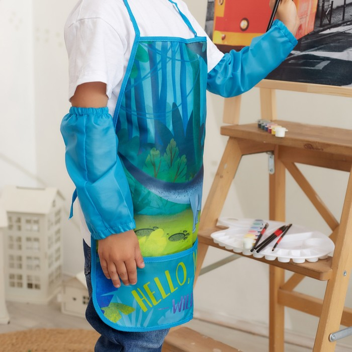 Фартук с нарукавниками детский Этель &laquo;Джунгли&raquo;, 49 х 39 см