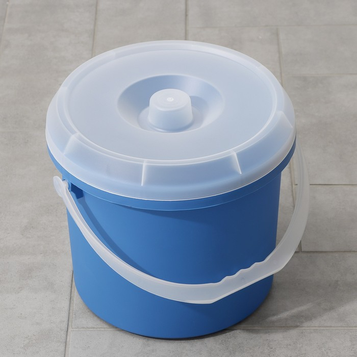 Ведро с крышкой Darel plastic, 15 л, цвет МИКС