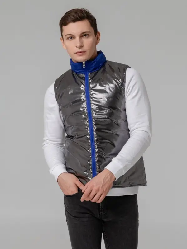 Жилет двусторонний Climb, ярко-синий (сапфир), размер XL