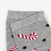 Носки мужские &laquo;Леденцы&raquo; цвет серый, размер 25