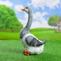 Садовая фигура "Гусь с длинной шеей" 27х16х46см Садовая фигура "Гусь с длинной шеей" 27х16х46см