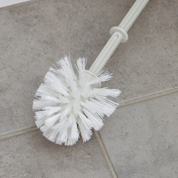 Ёршик для туалета «Флора», 14×41×41 см, цвет белый Ёршик для туалета «Флора», 14×41×41 см, цвет белый