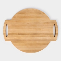 Доска для пиццы с ручками Adelica &laquo;Итальяно&raquo;, 55&times;45&times;2 см, берёза, пропитано маслом