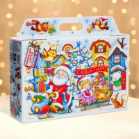 Новый год. Подарочная коробка Новогодняя Портфель широкий "Каток" с игрой и анимацией 31 х 8,5 х 20,3 см. Новый год. Подарочная коробка Новогодняя Портфель широкий "Каток" с игрой и анимацией 31 х 8,5 х 20,3 см.