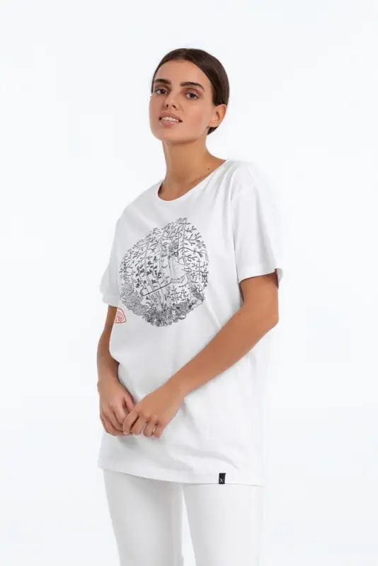 Футболка &laquo;Качели&raquo;, белая, размер S