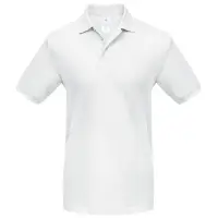 Рубашка поло Heavymill белая, размер S