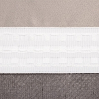 Штора портьерная Этель «Классика», цвет тёмно бежевый, на шторной ленте, 270х300 см, 100% п/э Штора портьерная Этель «Классика», цвет тёмно бежевый, на шторной ленте, 270х300 см, 100% п/э