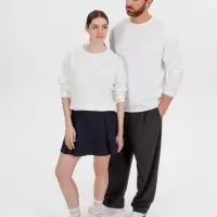 Лонгслив унисекс Siluetti Fuori, молочно-белый, размер S/M