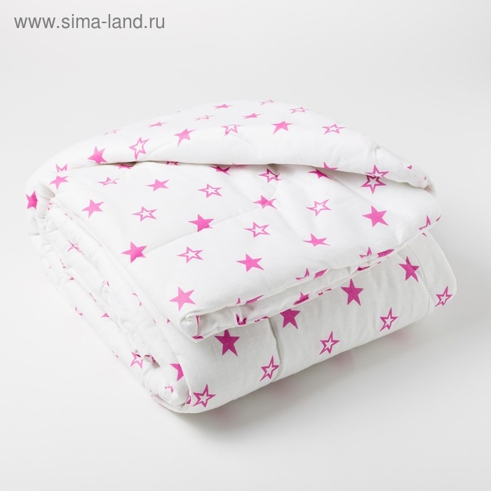 Одеяло стеганое &laquo;детское+&raquo; 110х140, синтепон, цвет МИКС