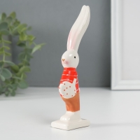 Сувенир керамика "Кроличка в полосатом" 4х7х16 см Сувенир керамика "Кроличка в полосатом" 4х7х16 см