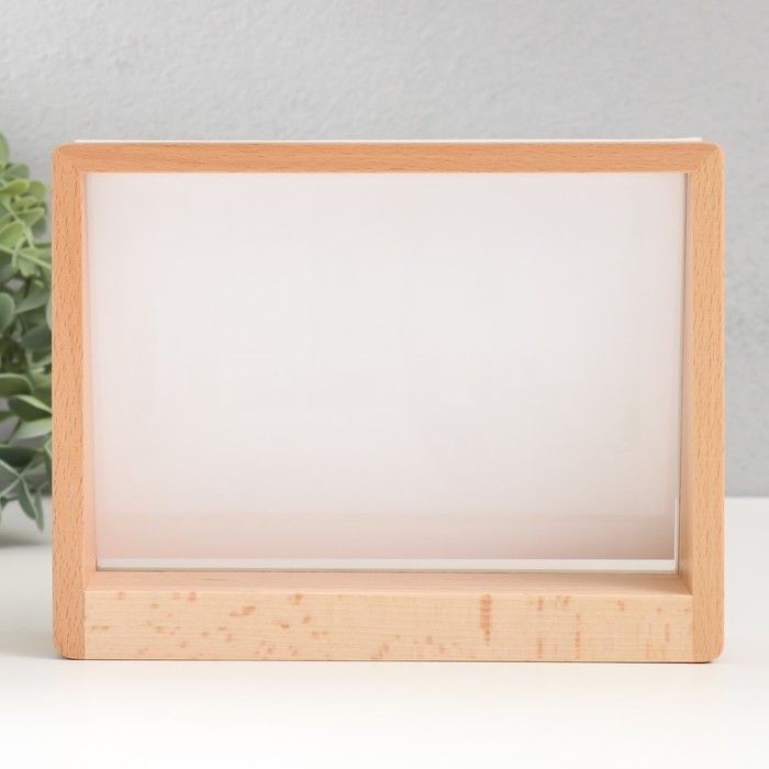 Фоторамка 12х17 см "Прозрачнось" бежевая 21,5х3х16,3 см