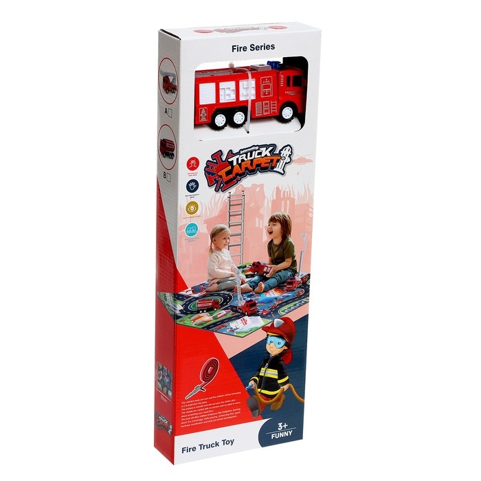 Игровой набор &laquo;Город&raquo;, с ковриком и машинкой