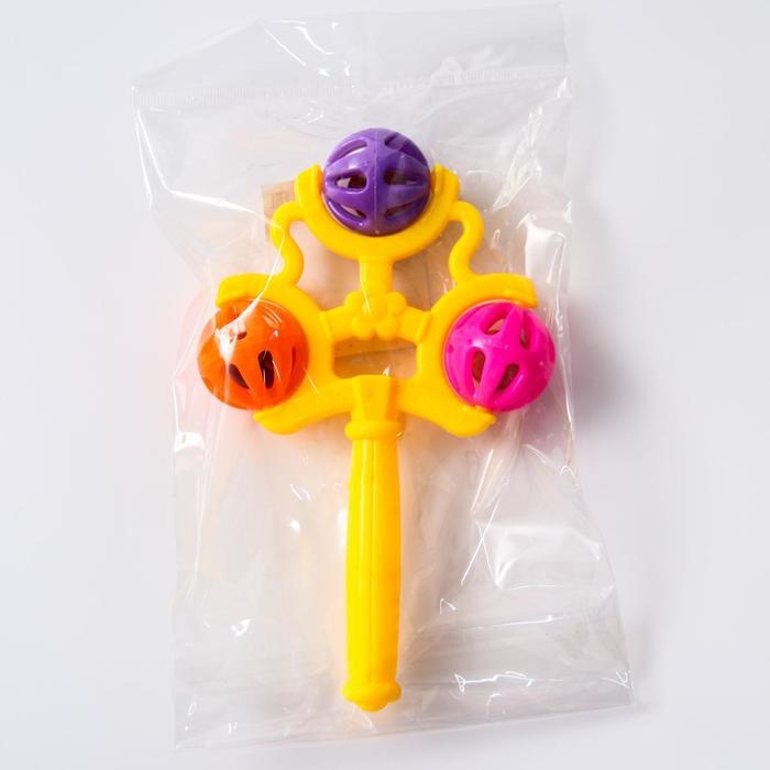 Погремушка &laquo;Первая игрушка&raquo;, цвет МИКС, Крошка Я