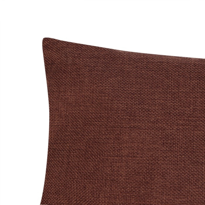 Наволочка декоративная Наволочка декоративная "Этель" рогожка 45*45 см коричневый 100% п/э