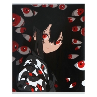 Тетрадь 48 листов в клетку Calligrata "Аниме. Черное и красное", обложка мелованный картон, полный УФ-лак, блок офсет МИКС Тетрадь 48 листов в клетку Calligrata "Аниме. Черное и красное", обложка мелованный картон, полный УФ-лак, блок офсет МИКС