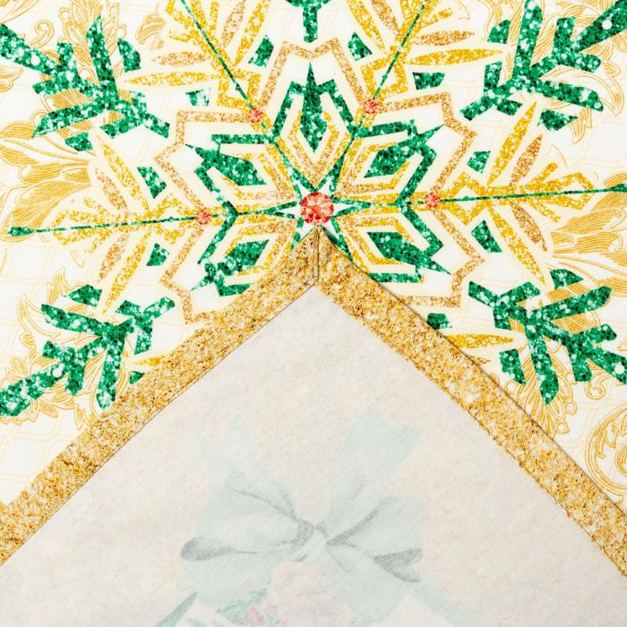 Набор столовый Этель "Golden Christmas" скатерть 150*110 +/-3см с ГМВО, салф.40х40см - 4шт,