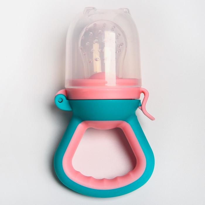 Ниблер для прикорма с силиконовой сеточкой «Подкова», цвет МИКС Ниблер для прикорма с силиконовой сеточкой «Подкова», цвет МИКС