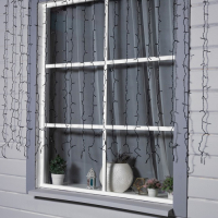 Гирлянда «Занавес» 2 × 1.5 м, IP44, УМС, тёмная нить, 360 SMD-LED, свечение белое, 220 В Гирлянда «Занавес» 2 × 1.5 м, IP44, УМС, тёмная нить, 360 SMD-LED, свечение белое, 220 В