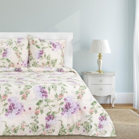 Постельное бельё Этель Дуэт &laquo;Сирень&raquo; 143х215 см-2 шт, 220х240 см, 70х70 см-2 шт,100% хлопок, бязь