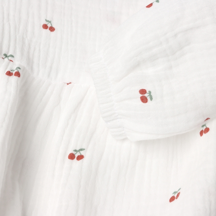 Комплект (боди и повязка) Крошка Я Комплект (боди и повязка) Крошка Я "Муслин", р. 74-80, цвет молочный