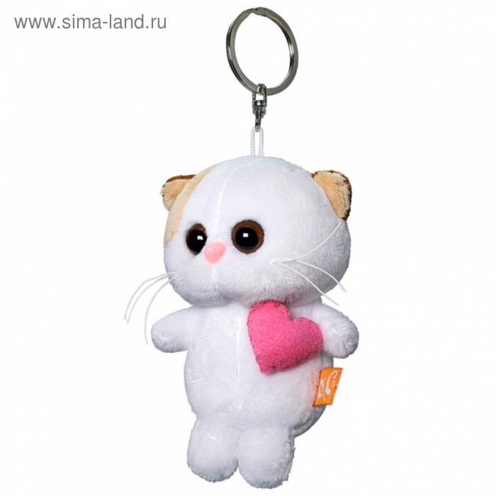 Мягкая игрушка-брелок &laquo;Кошечка Ли Ли брелок с розовым сердцем&raquo;, 12 см