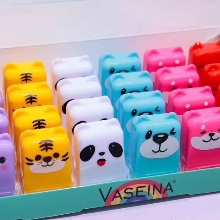 Бальзам для губ «Зверята», микс Бальзам для губ «Зверята», микс