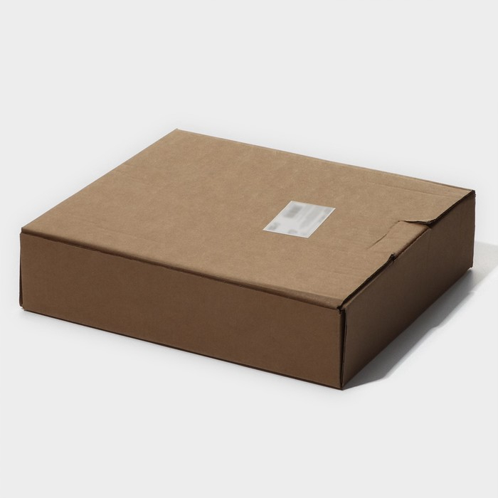 Форма из жаропрочного стекла для запекания квадратная Доляна &laquo;Лазанья&raquo;, 1,1 л, верх 17,5&times;17,5 см, низ 14,5&times;14,5 см