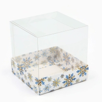 Коробка для кондитерских изделий &laquo;Снежная сказка&raquo;, 10 х 10 х 10 см, Новый год