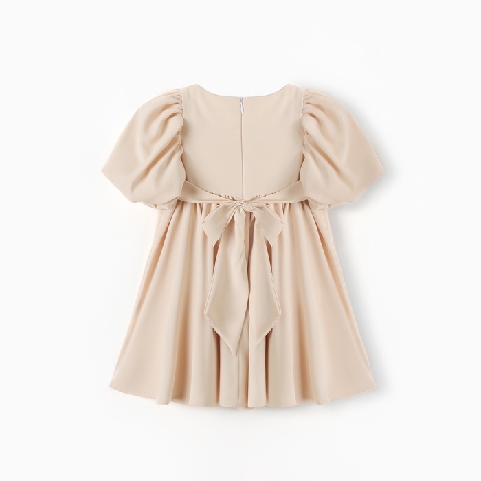 Платье для девочки, MINAKU :Party Dress, цвет молочный, рост 104 см