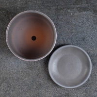 Горшок цветочный "Лоза" розово-серый, 0,75 л Горшок цветочный "Лоза" розово-серый, 0,75 л