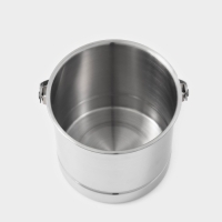 Ведро для льда из нержавеющей стали, 1,3 л, 14,5×12,5 см Ведро для льда из нержавеющей стали, 1,3 л, 14,5×12,5 см