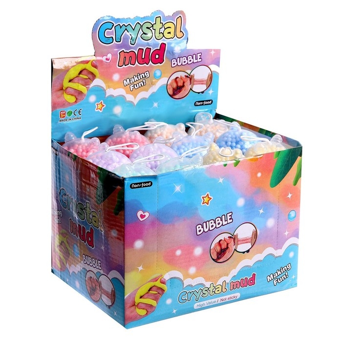 Лизун - слайм &laquo;Зверёк&raquo;, цвета МИКС