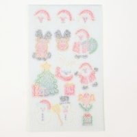 Наклейки из фетра &laquo;Новогоднее настроение&raquo;, 11 х 18,5 см, 14 шт