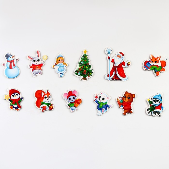 Развивающие магниты «Новый год! Весёлый праздник» Развивающие магниты «Новый год! Весёлый праздник»