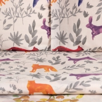 Постельное бельё Этель 2 сп Animals 175х215 см, 200х220 см, 50х70 см-2 шт, поплин,125 г/м2 Постельное бельё Этель 2 сп Animals 175х215 см, 200х220 см, 50х70 см-2 шт, поплин,125 г/м2