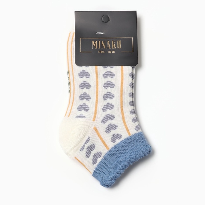 Носки детские Носки детские "Сердечки" MINAKU, цв.белый (4-8 лет)