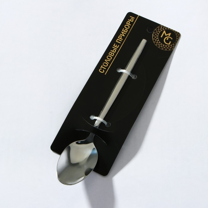 Ложка чайная из нержавеющей стали Magistro &laquo;Блинк&raquo;, длина 14,5 см, цвет серебряный