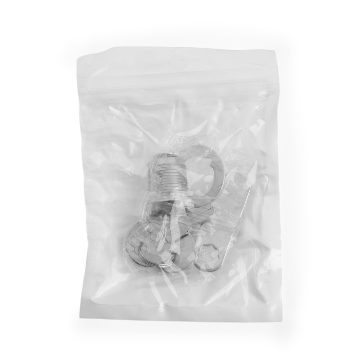 Замок почтовый ТУНДРА LC4, 17х20х50 мм, 2 английских ключа, хром Замок почтовый ТУНДРА LC4, 17х20х50 мм, 2 английских ключа, хром